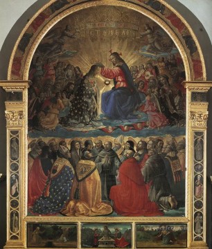Coronación De La Virgen Pic1 Florencia Renacentista Domenico Ghirlandaio Pinturas al óleo